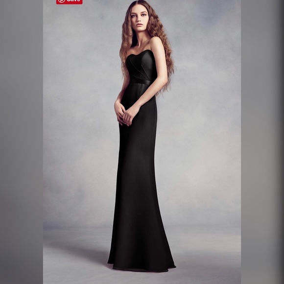 vera wang chiffon bridesmaid dress Vintage Vera Wang Chiffon Draped Gown - XS/S